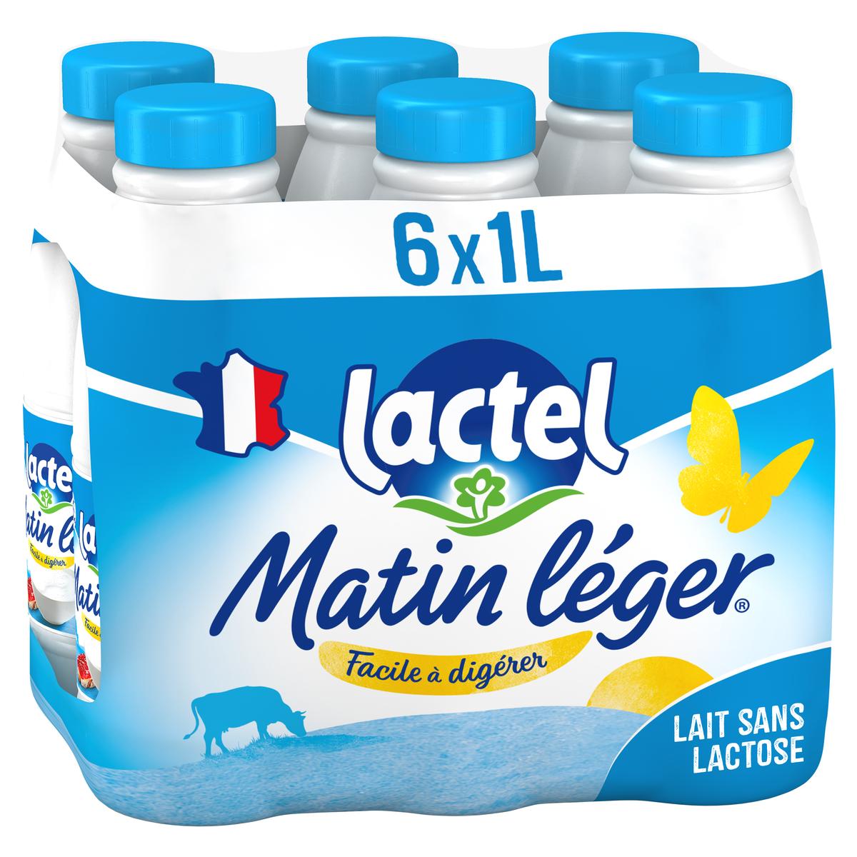 3428273990083 - Matin Léger de Lactel - Lait demi écrémé sans lactose