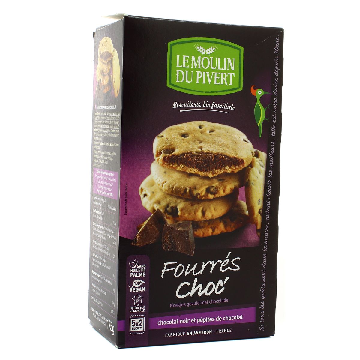3268350120183 - Le Moulin du Pivert - Fourrés Chocolat bio