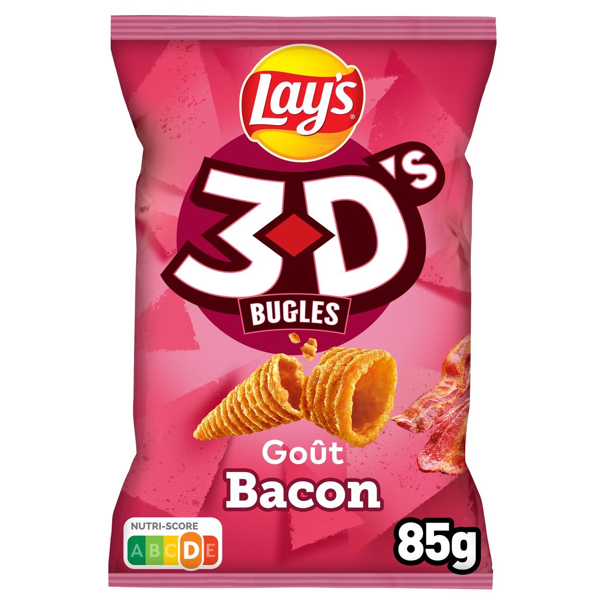Livraison à domicile Lays Bacon 3 D's, 85g