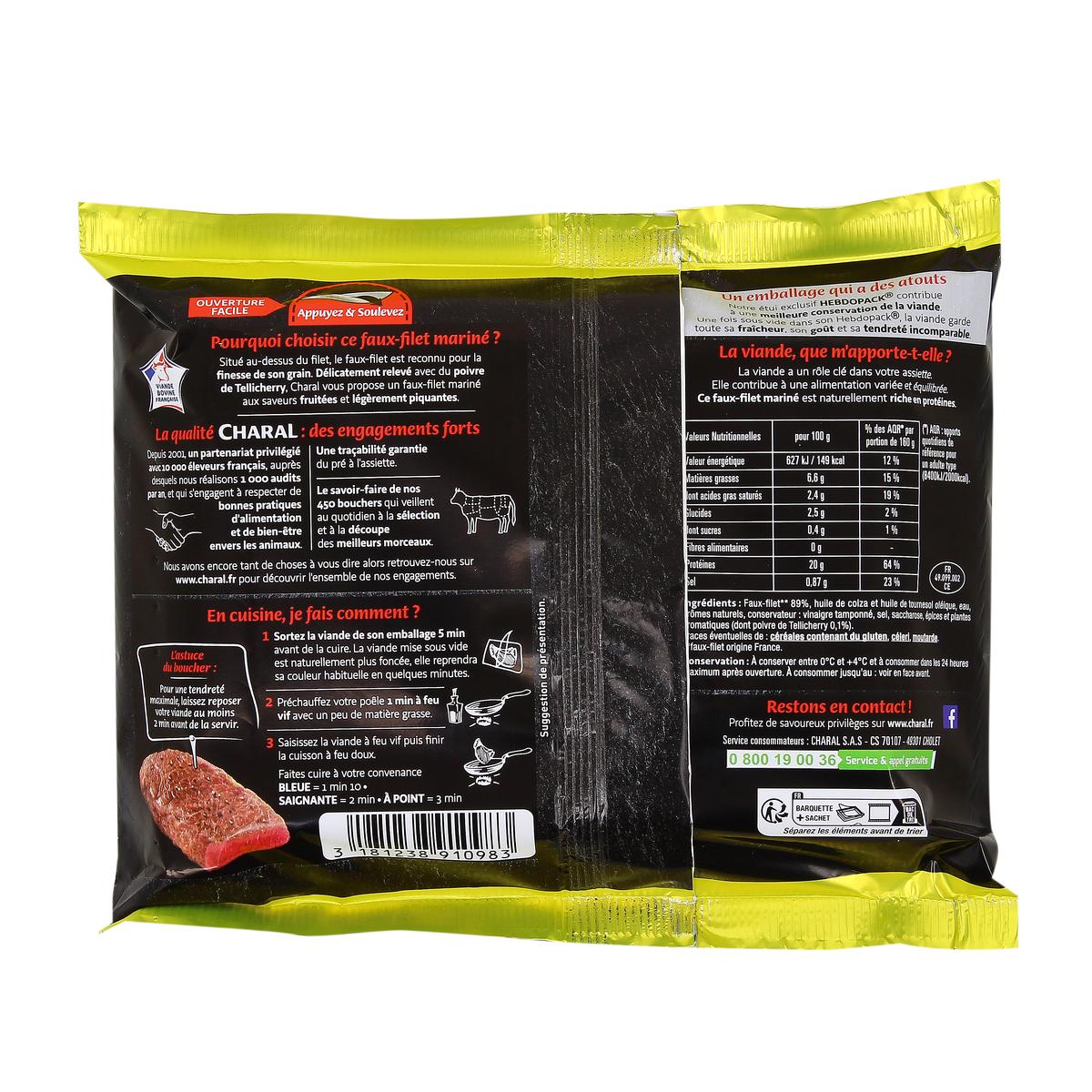 3181238910983 - Charal - Faux-Filet au Poivre de Tillicherry