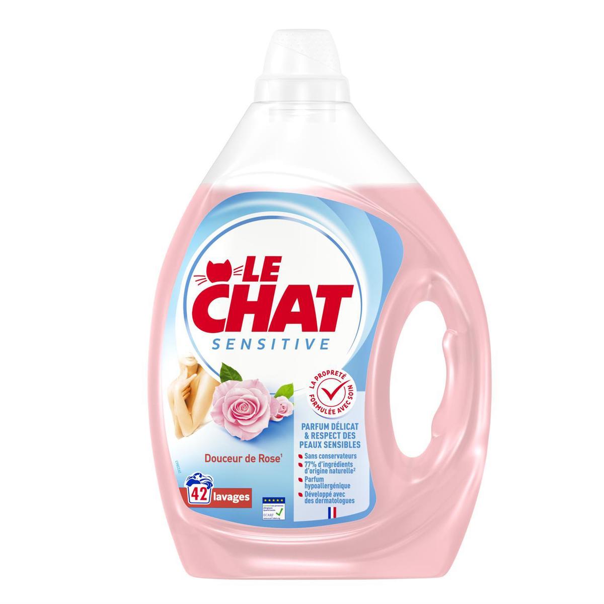 5410091771683 - Le Chat - Lessive liquide douceur rose 