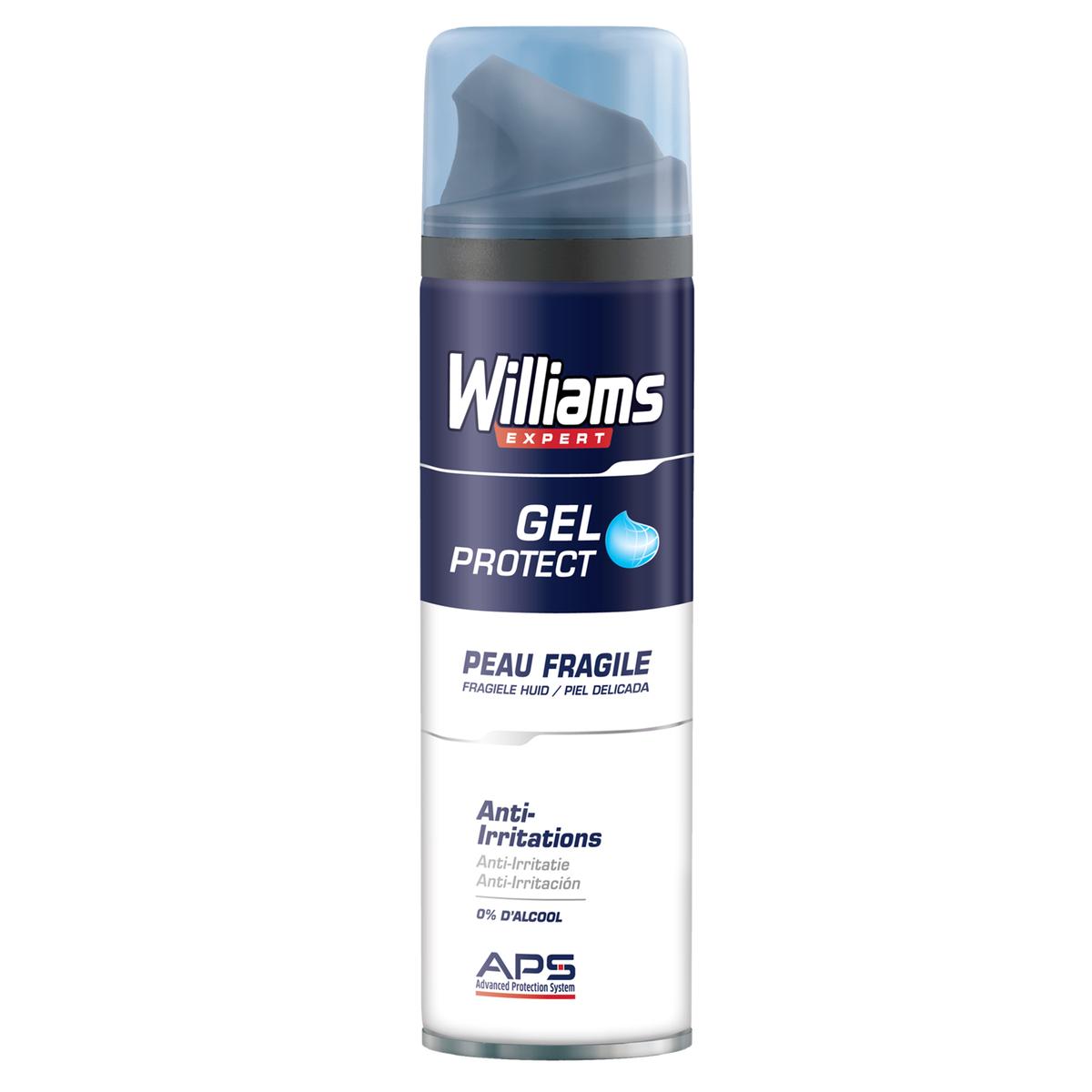 3181730125083 - Williams - Gel à raser peau fragile
