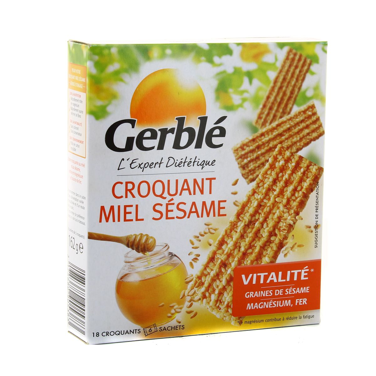 Livraison A Domicile Gerble Biscuits Croquants Miel Et Sesame 150g