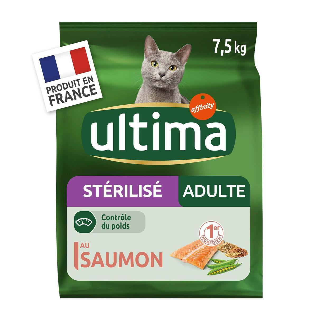 3700260205883 - Affinity - Ultima - Croquettes Saumon Contrôle du Poids pour chat adulte stérilisé