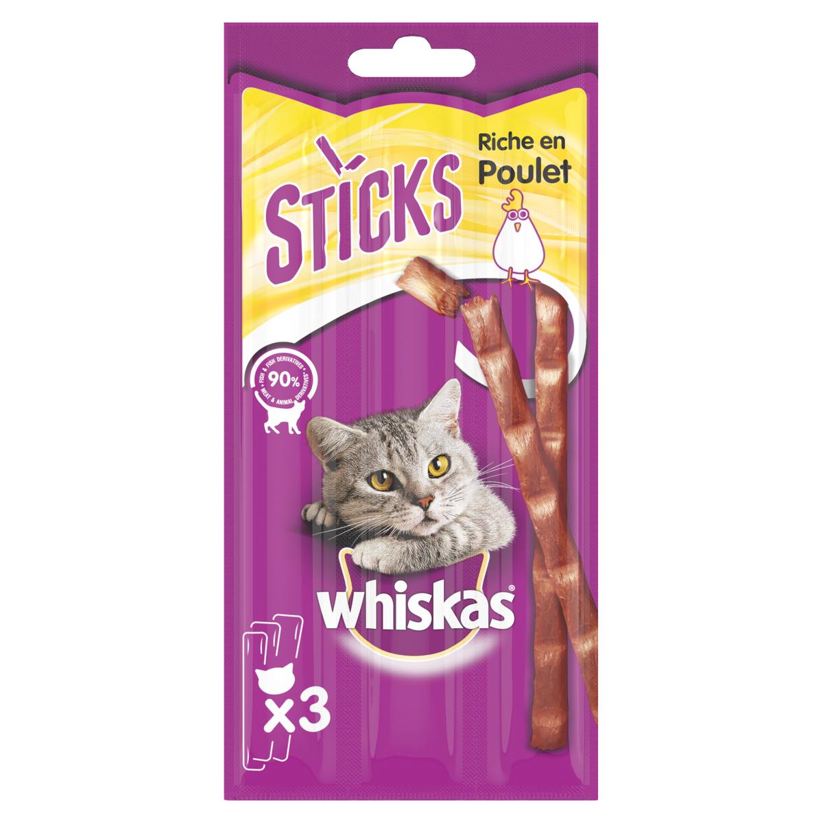 Livraison à domicile Whiskas Friandises au lait pour chaton Junior, 55g