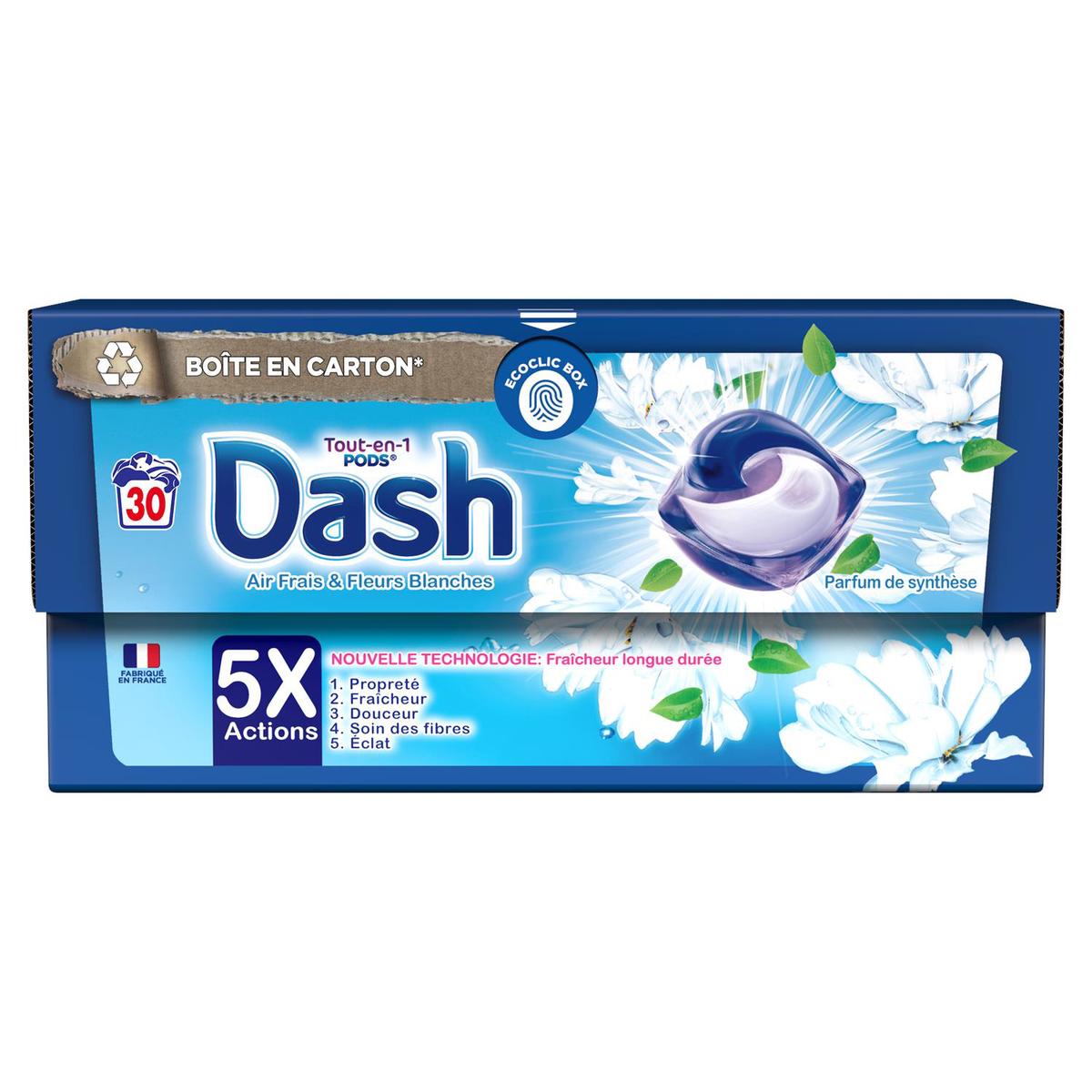 Dash - Lessive en capsule Pods (x24) commandez en ligne avec Flink !