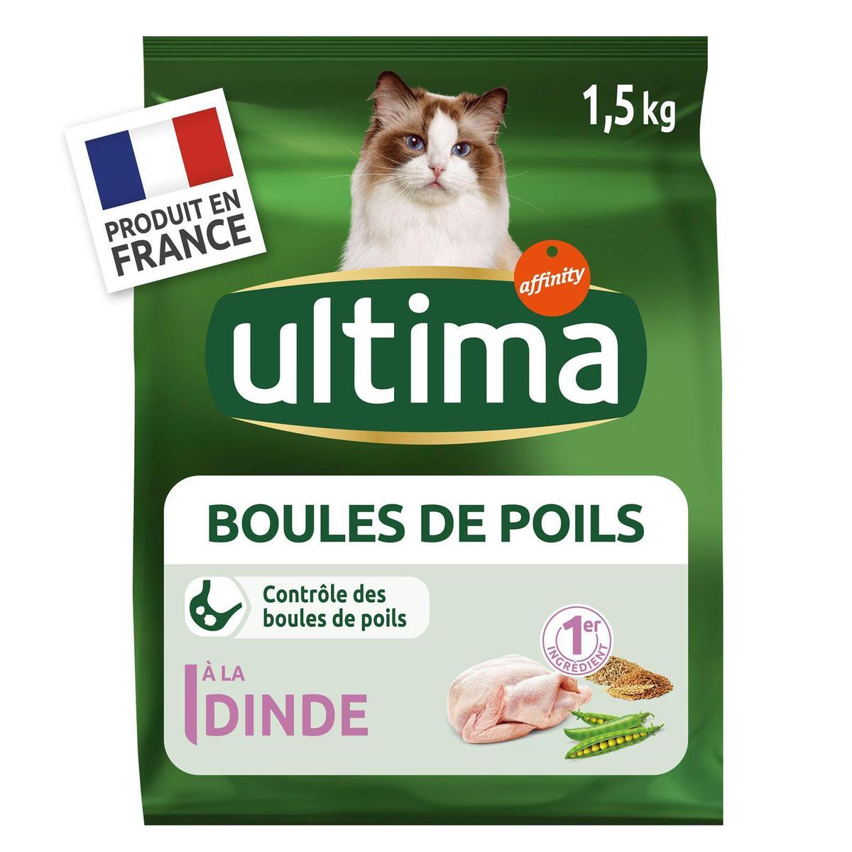 3700260217183 - Affinity - Ultima - Croquettes Dinde Contrôle boules de poils pour chat adulte