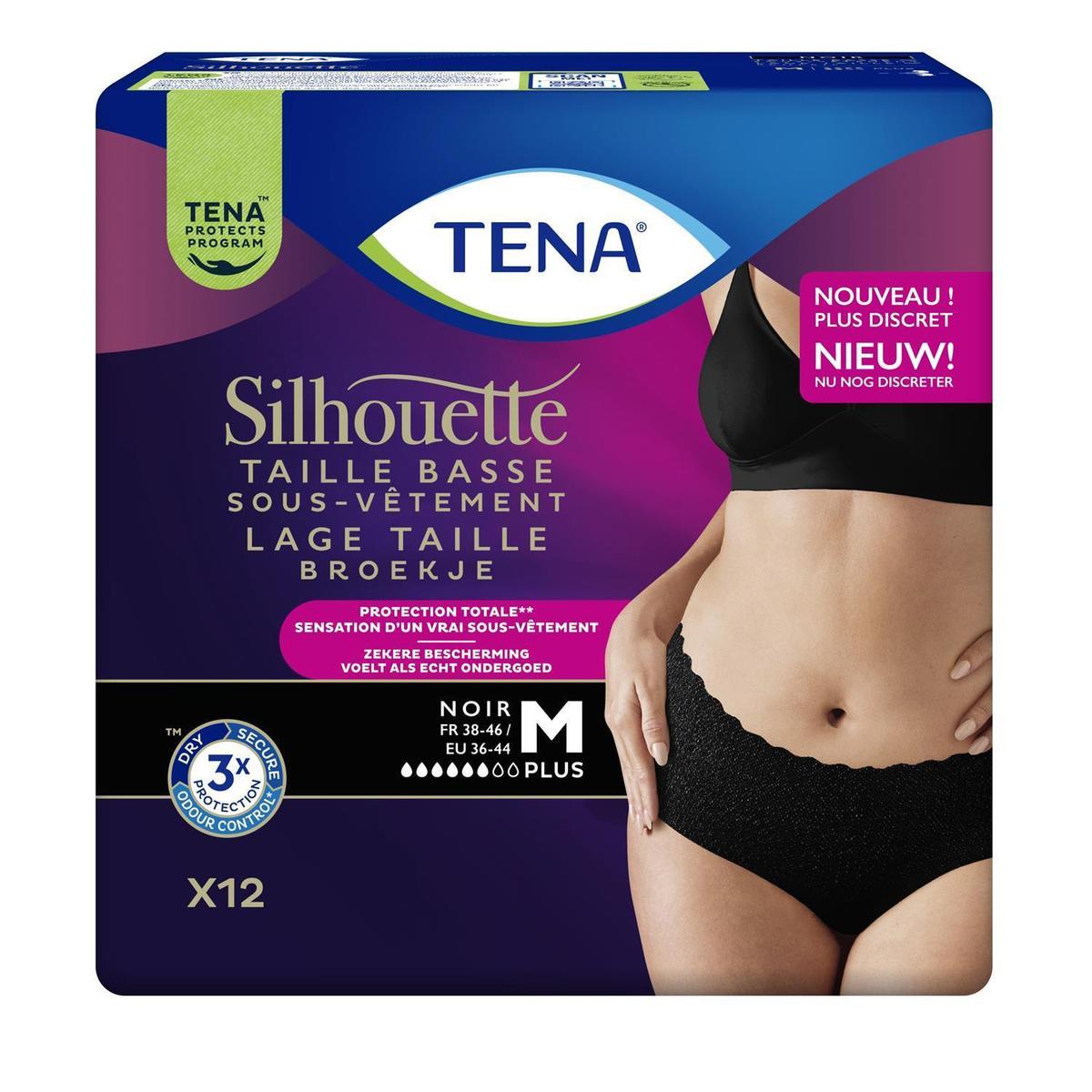 7322542087183 - Tena - Sous vêtement incontinence silouette noir taille M