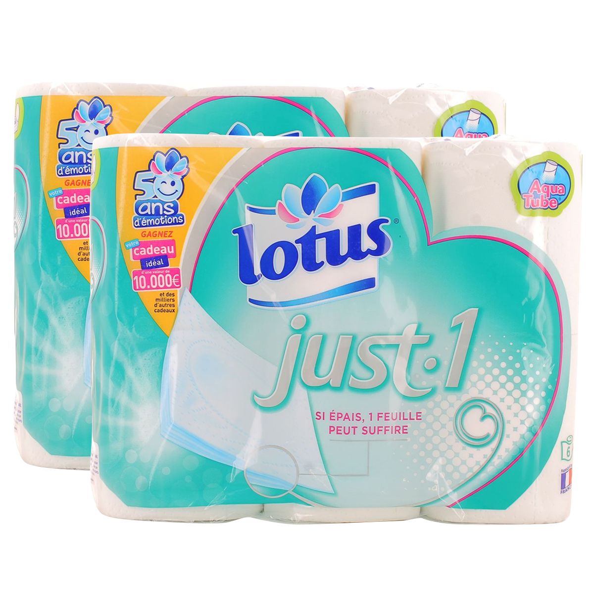 Promotion-Lotus-Papier-toilette-Just1-5-épaisseurs,-Lot-de-...