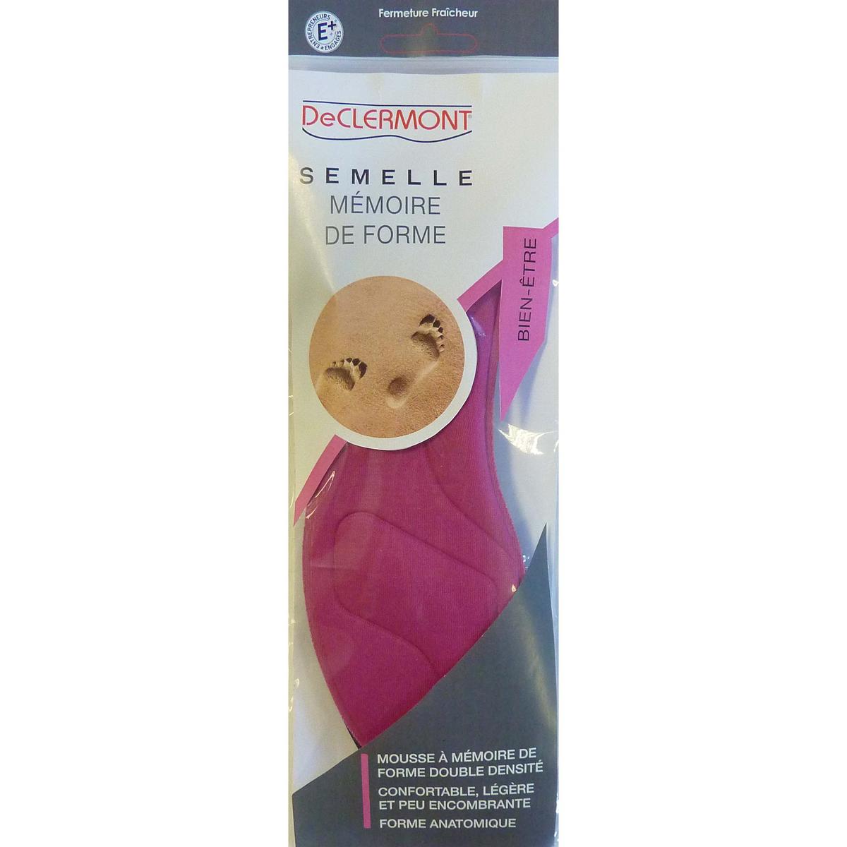 Semelle memoire de forme de clermont hot sale