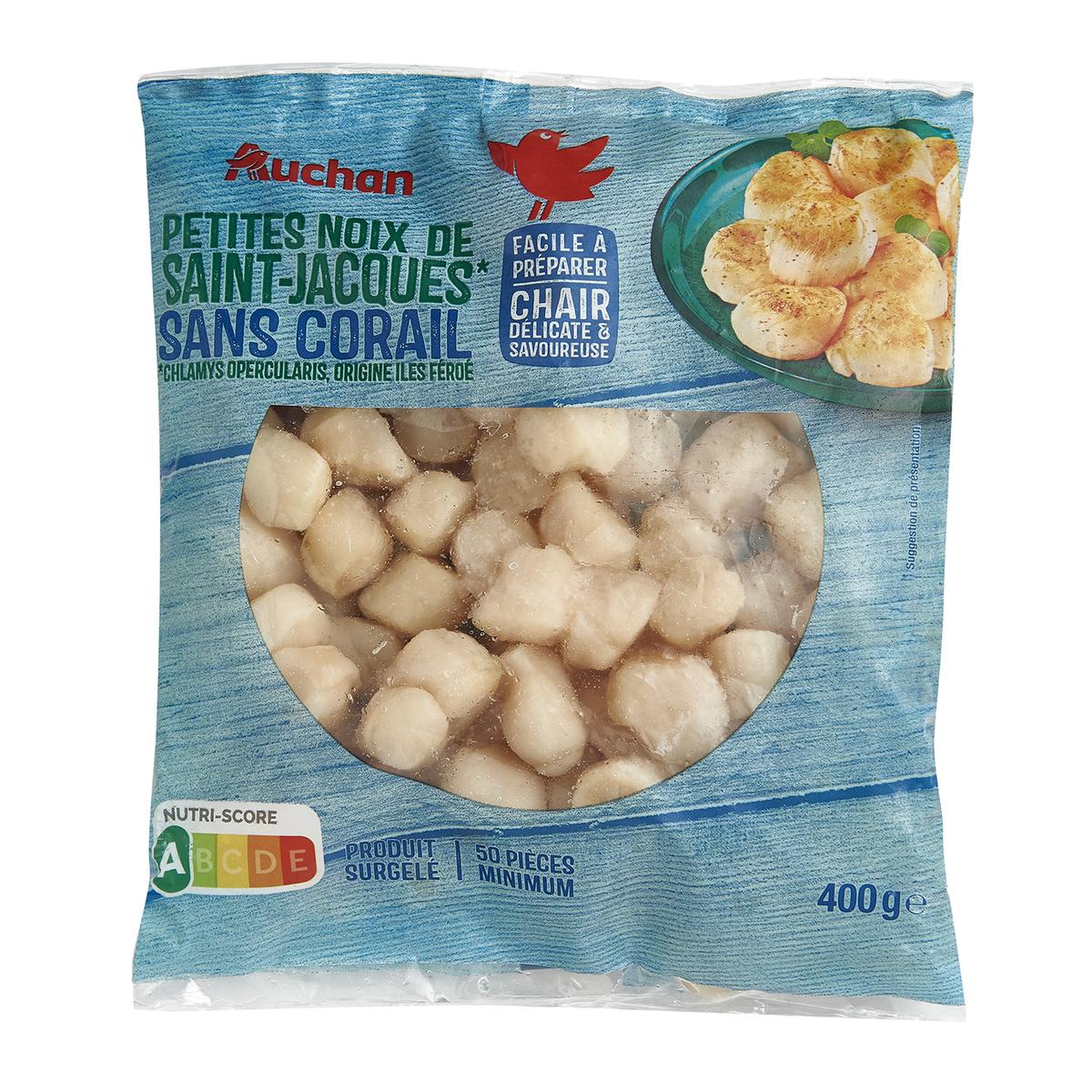 3254565429883 - Auchan - Noix de Saint-Jacques sans corail