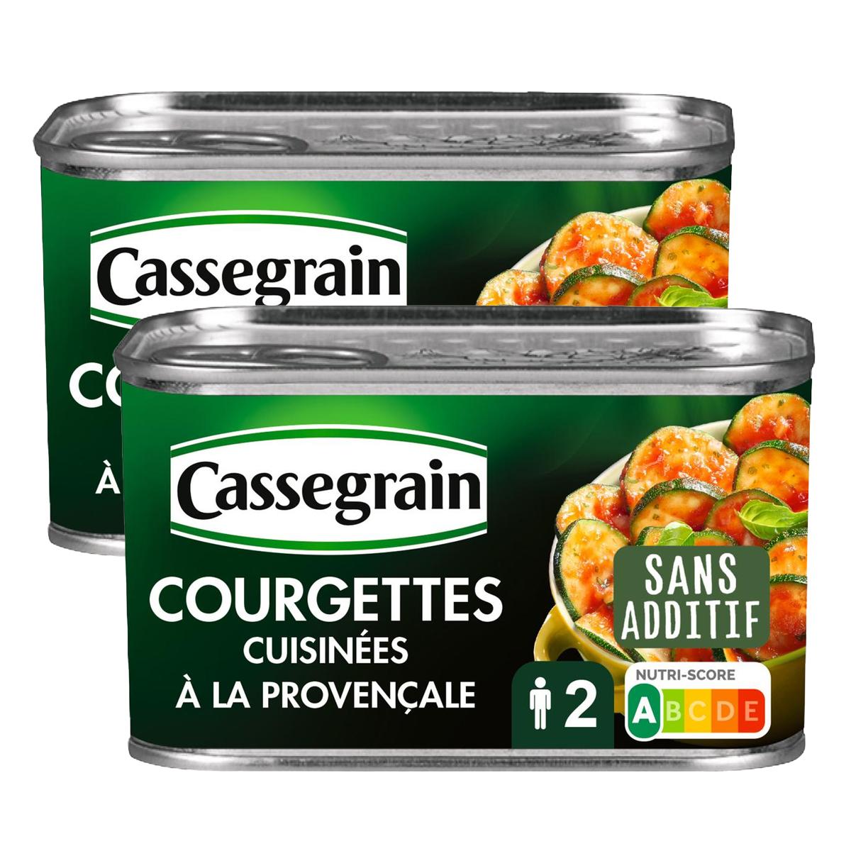 2050000400384 - Cassegrain - Courgettes cuisinées à la provençale