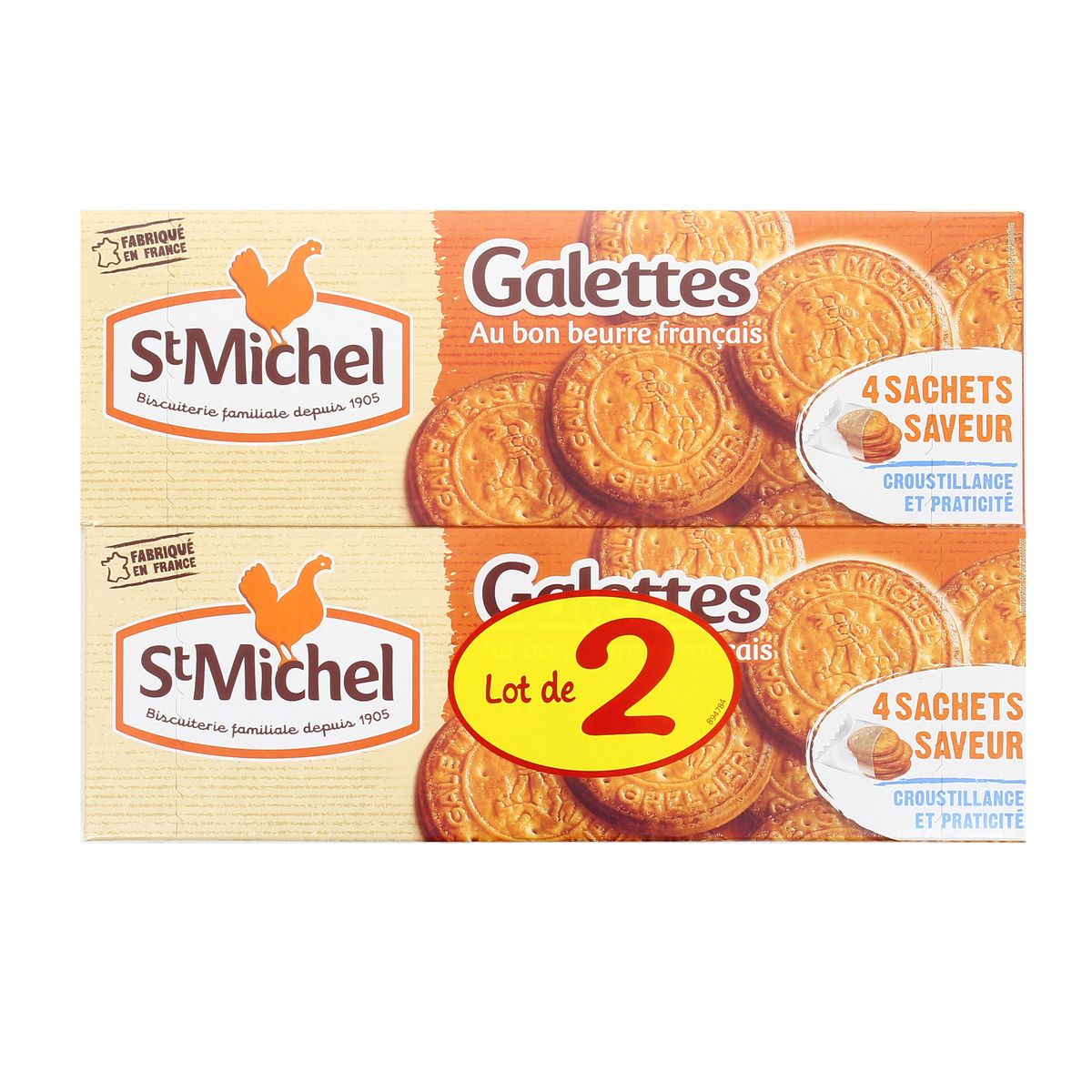 St Michel Lot de deux galettes au bon beurre français 2x20, 2x130g houra.fr St Michel Lot de deux galettes au bon beurre français 2x20, 2x130g houra.fr