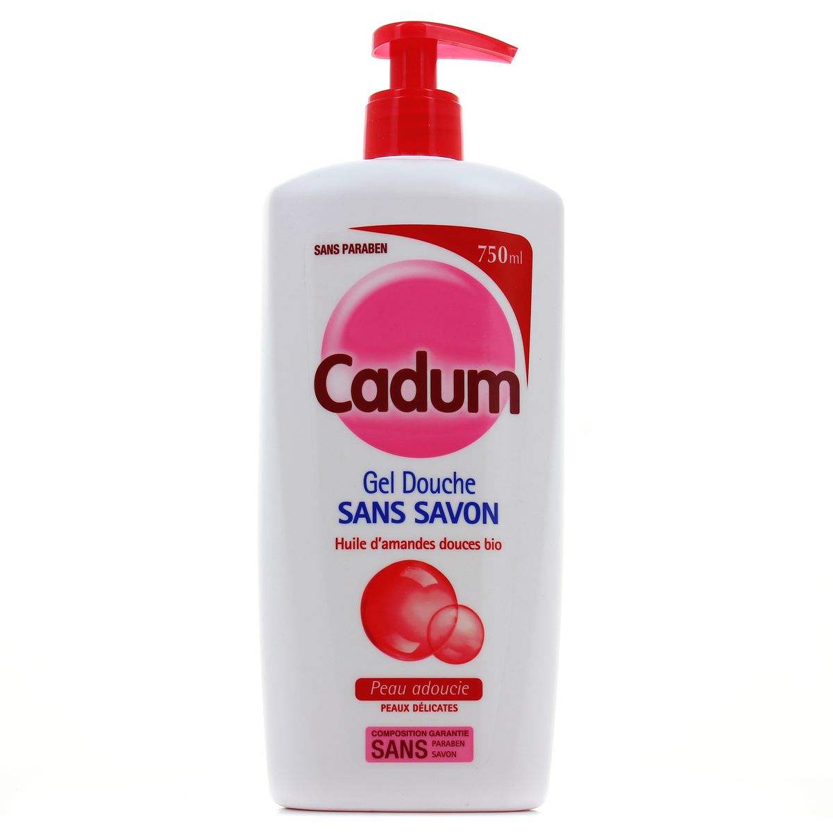 Achat Cadum Gel Douche Sans Savon A L Huile D Amandes Douces Bio 750ml