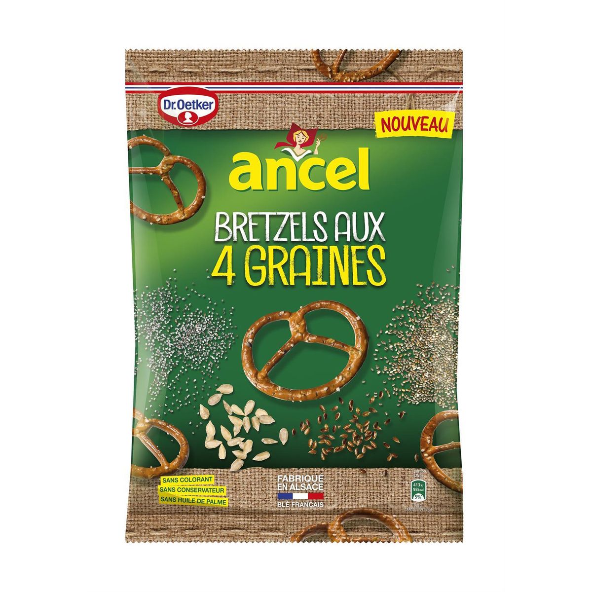 3027030012084 - Ancel - Maxi bretzels aux 4 graines 