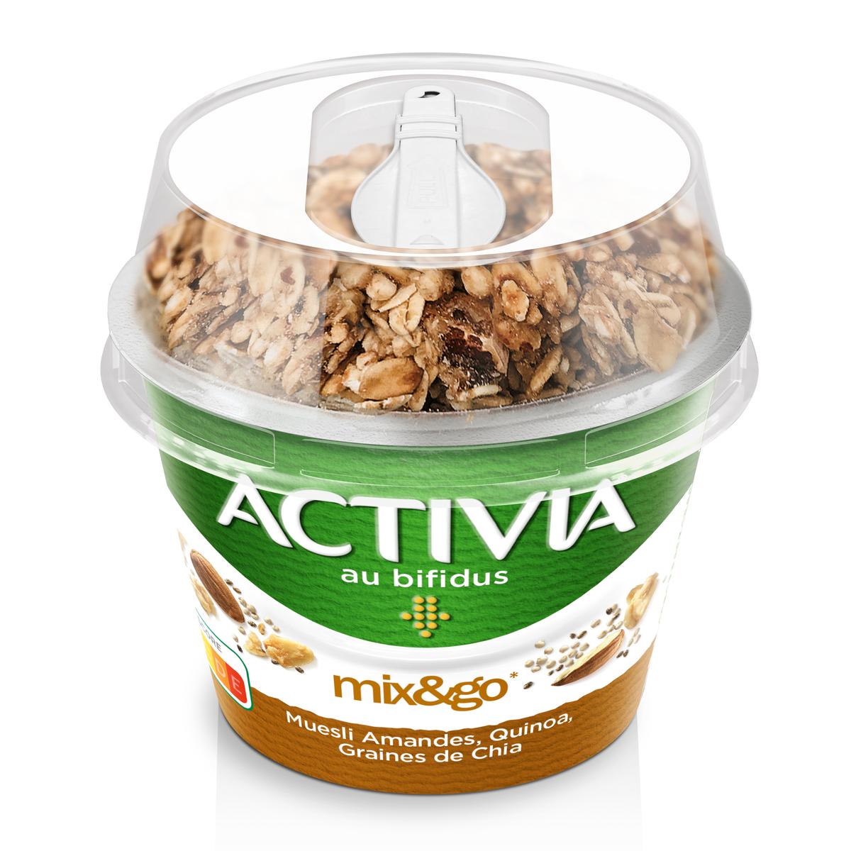 Achat / Vente Activia Yaourt bifidus muesli amandes quinoa chia, 170g