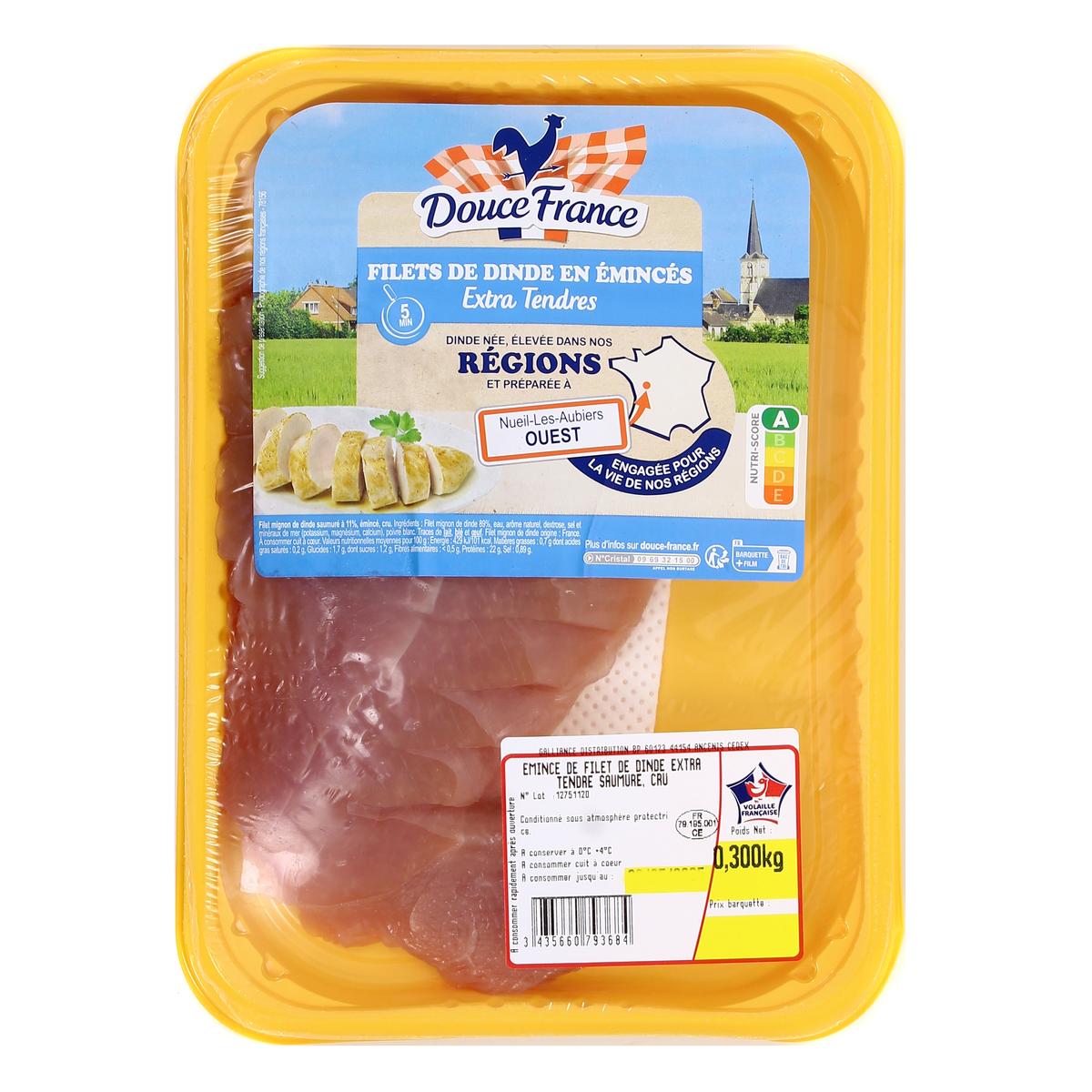 3435660793684 - Douce France - Filets de Dinde en Emincés Extra Tendres