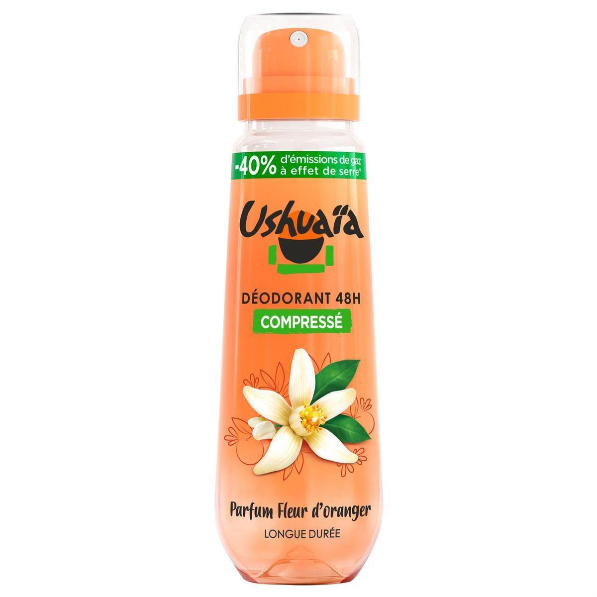 3600550995084 - Ushuaïa - Déodorant compressé Fleurs d'Oranger du Maroc et de Tunisie