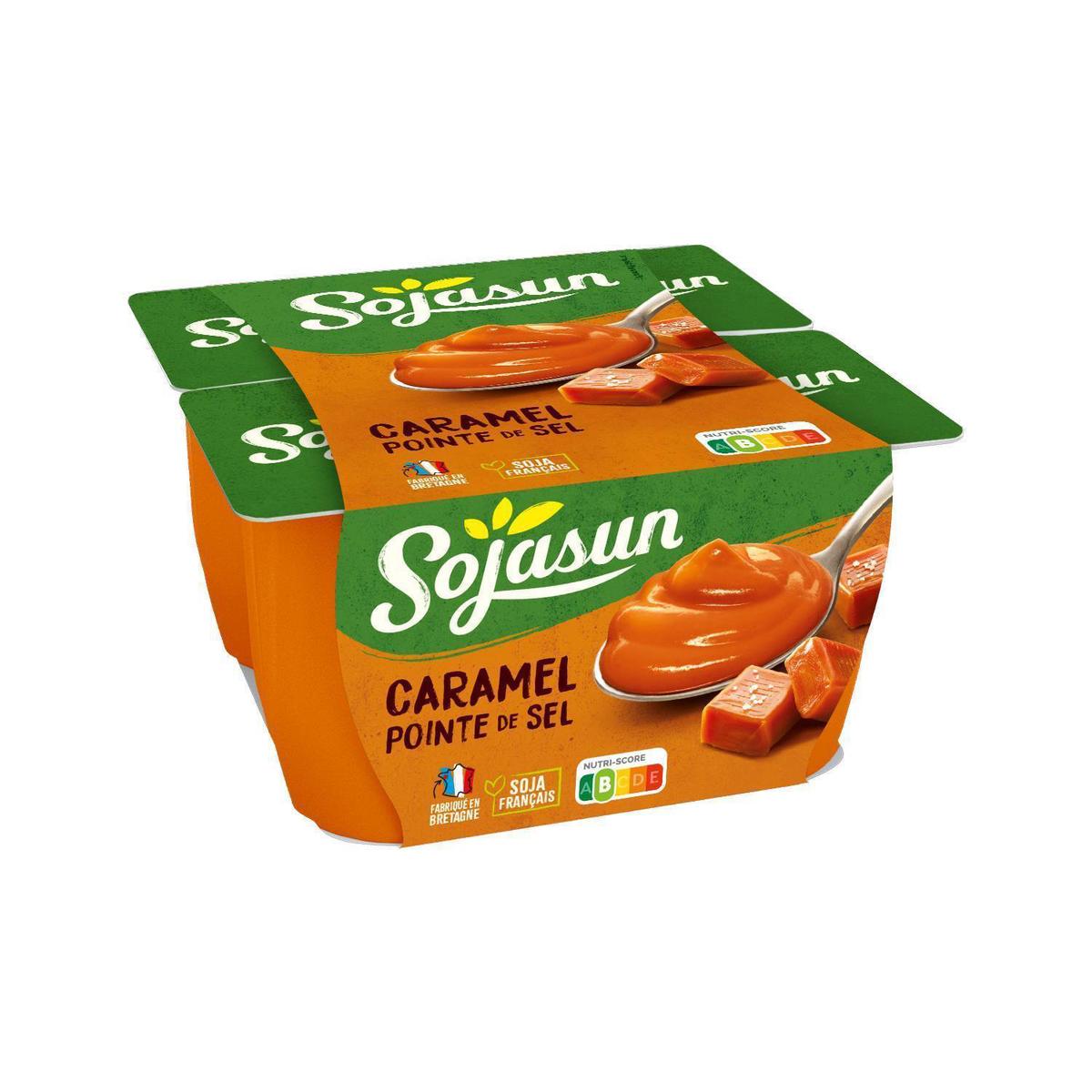 3273220076484 - Sojasun - Dessert Végétal Soja Caramel Salé