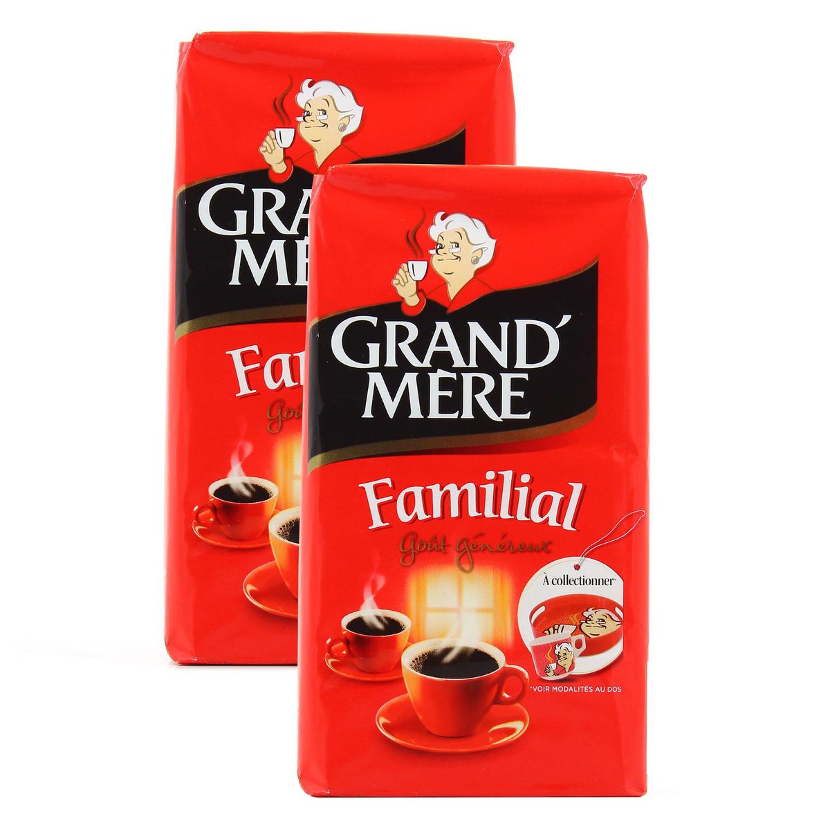 GRAND'MERE Café moulu familial 4x250g 