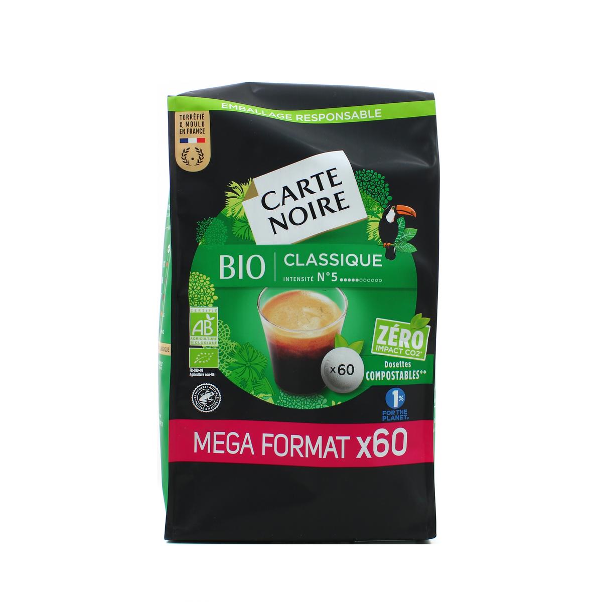 Café en dosette - Carte Noire - 60 dosettes
