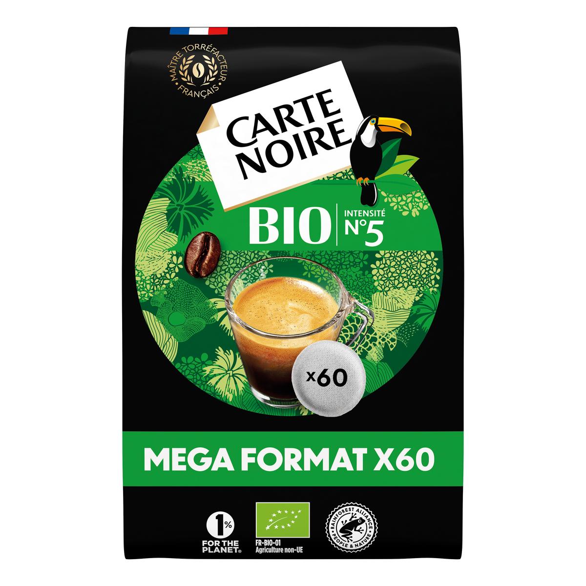 8000070057784 - Carte Noire - Dosettes de café Bio n°5 compatibles Senseo