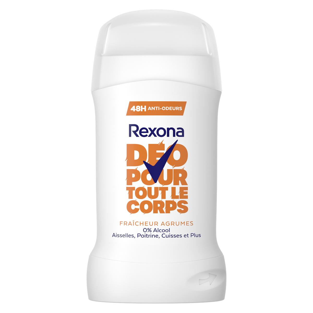 0000059008484 - Rexona - Déodorant stick Agrumes 0% alcool corps