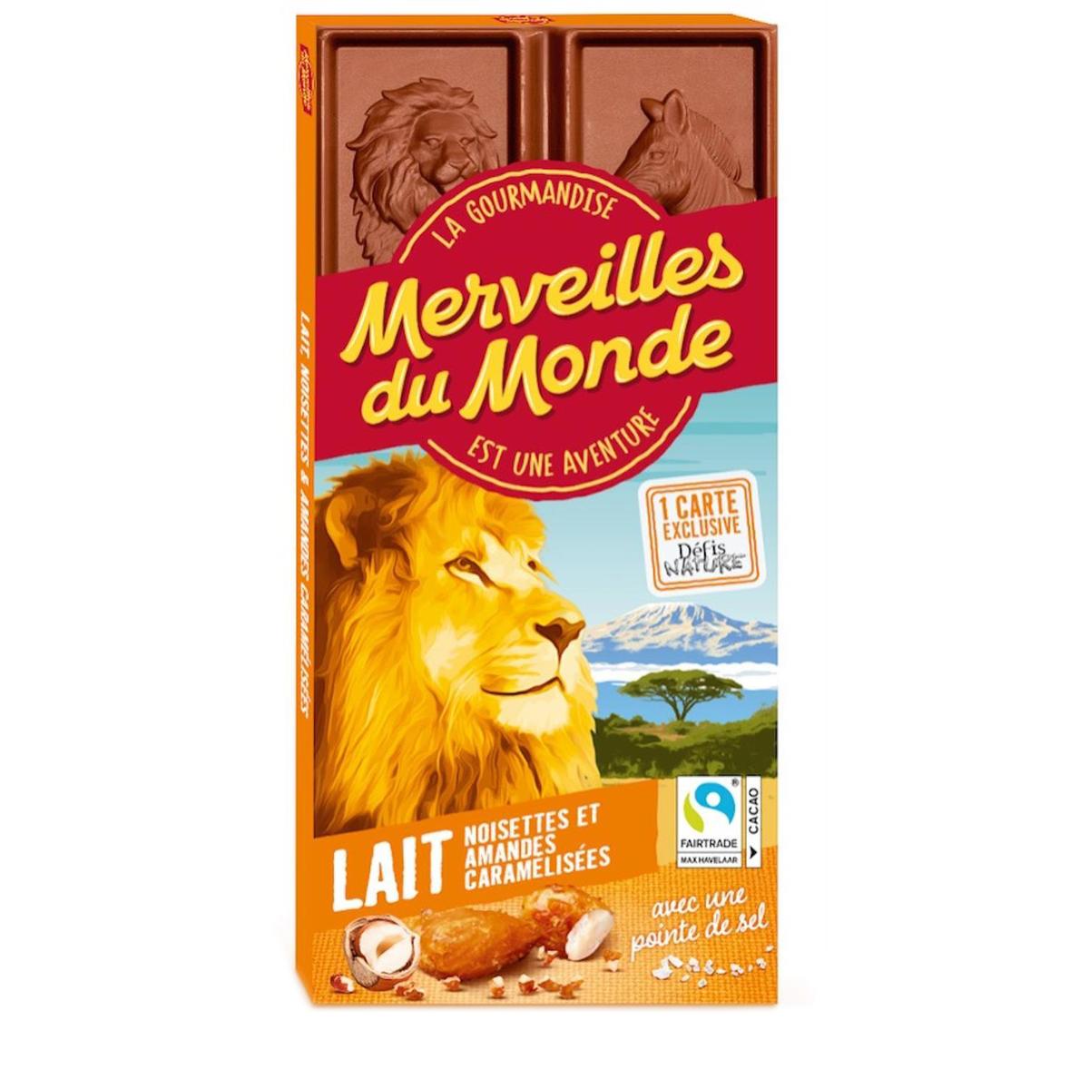 3770024649284 - Merveilles du monde - Tablette Lait Noisettes