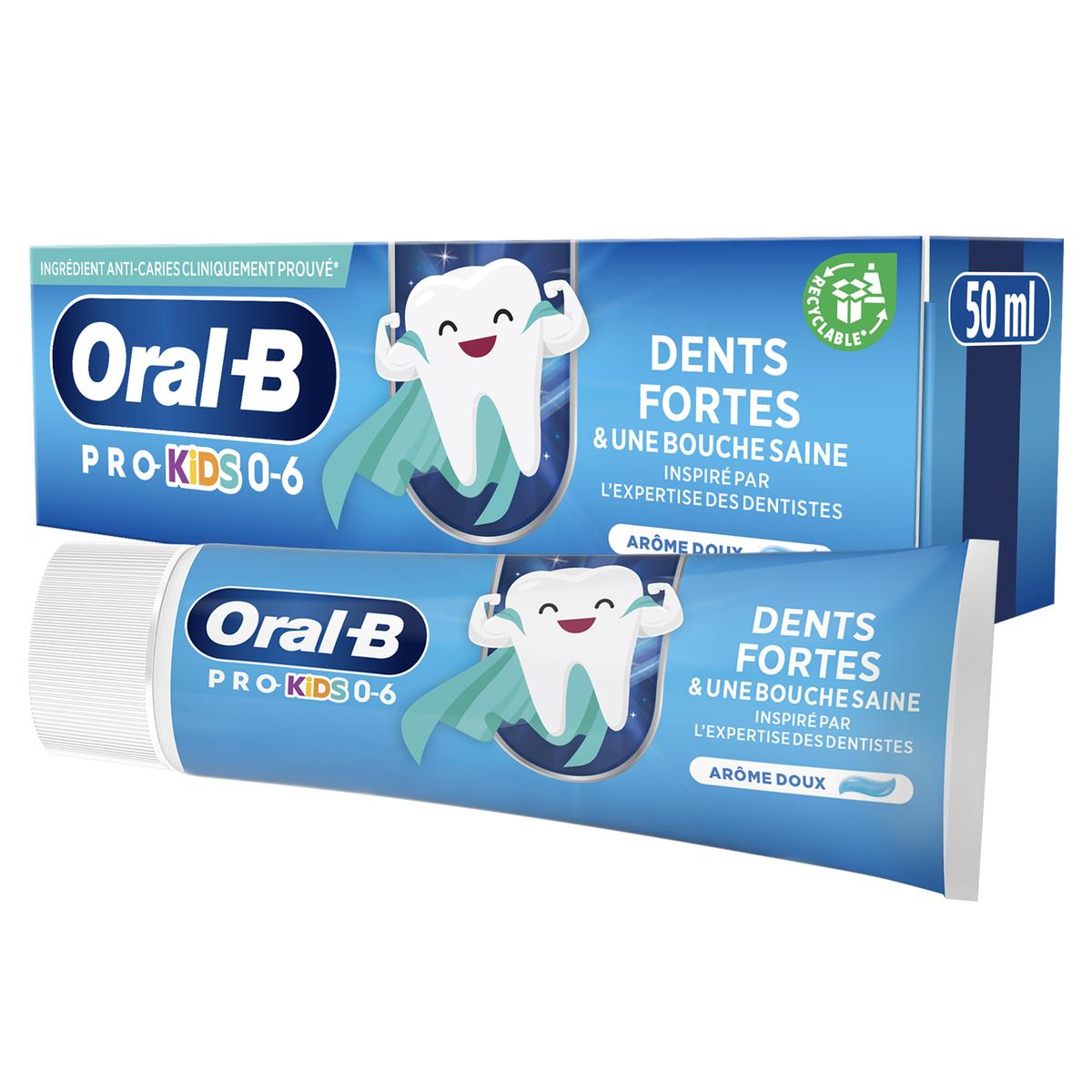 8700216089784 - Oral B - Dentifrice dents fortes arôme doux enfants 0 à 6 ans