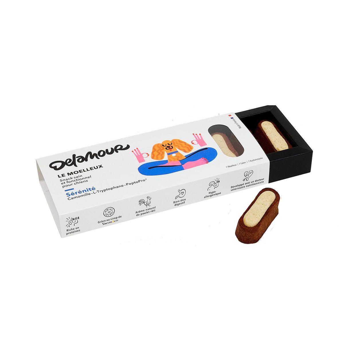 3760407550085 - Delamour - Pâtisserie Moelleux Sérénité - Friandise pour chien