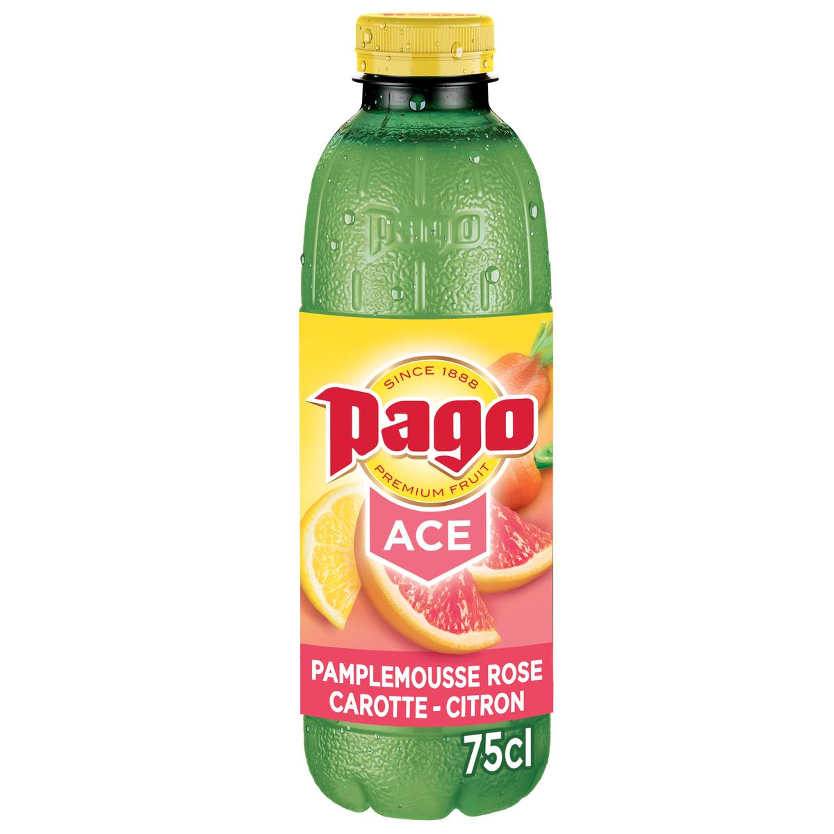 9002515601285 - Pago - Jus de pamplemousse rose, carotte et citron 