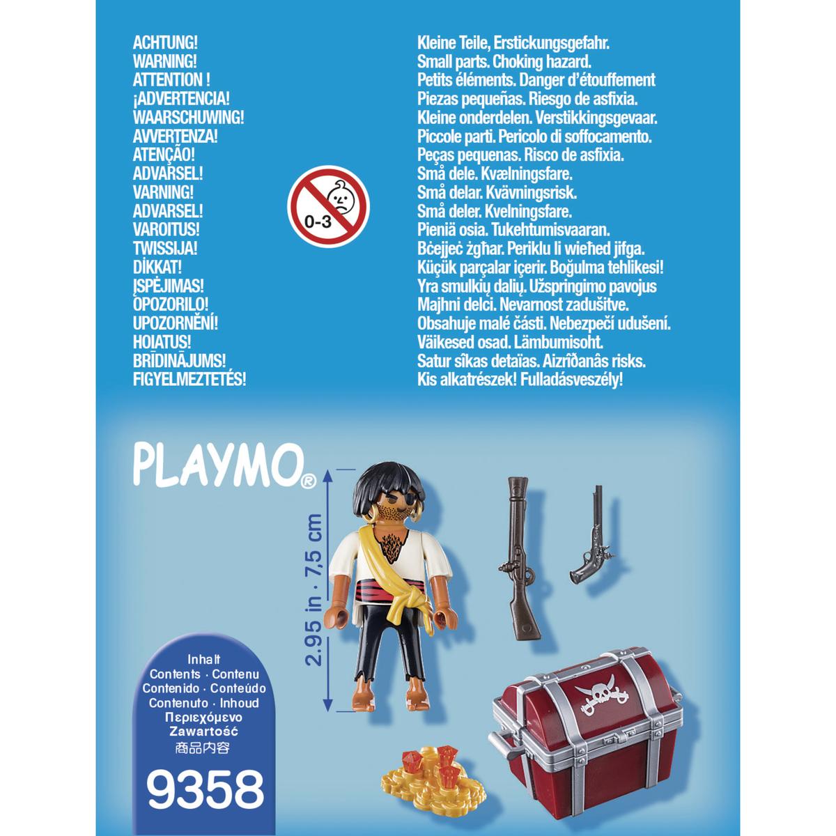 4008789093585 - PLAYMOBIL® Spécial Plus - Pirate avec coffre au trésor