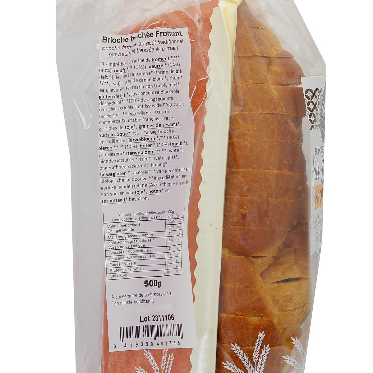 3419390403785 - L'Angelus - Brioche Tranchée au Froment Pure Beurre,Bio
