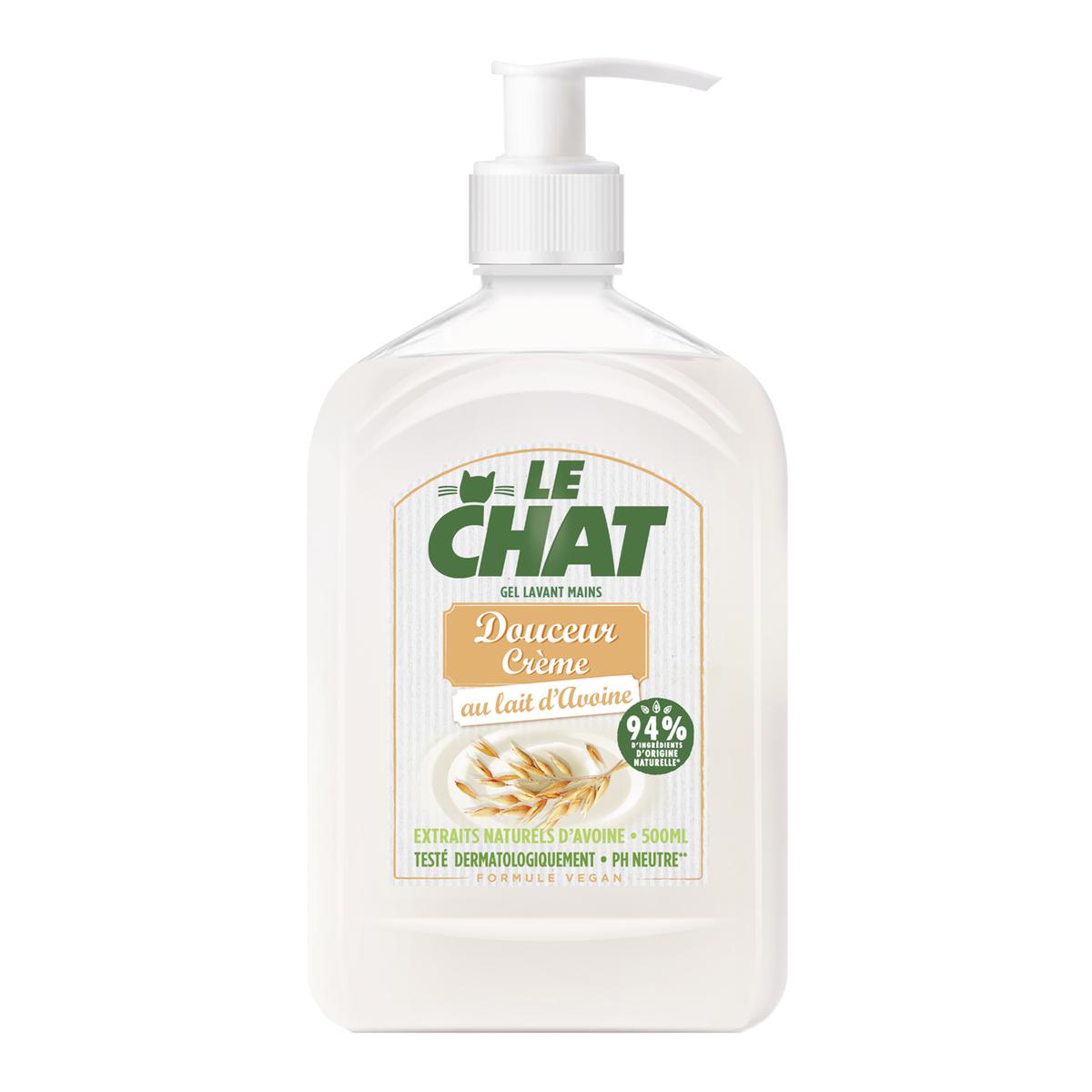 Livraison A Domicile Le Chat Gel Lavant Mains Au Lait D Avoine 500ml