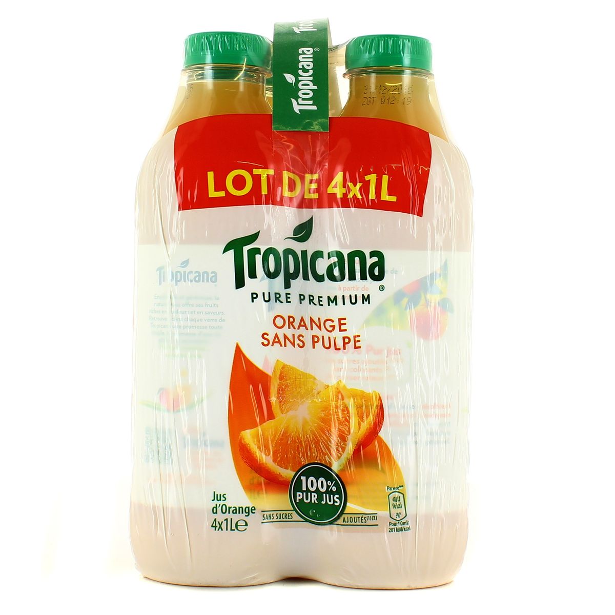3502110009463 - Tropicana - Pur jus d'orange sans pulpe