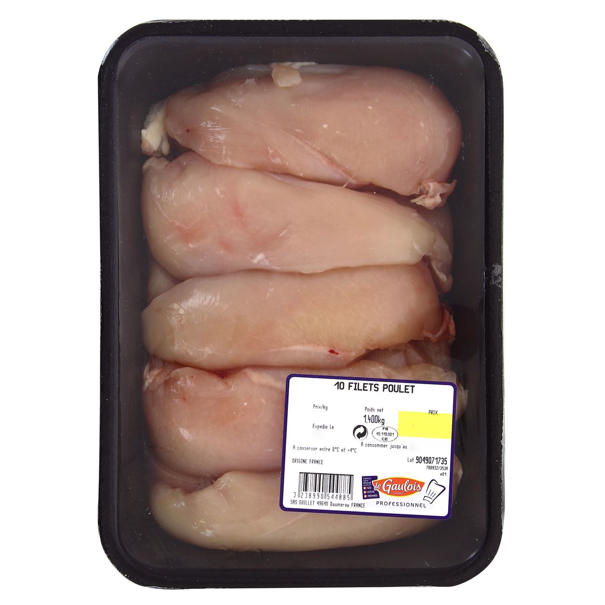3238990544885 - Le Gaulois - Filet de Poulet sans peau
