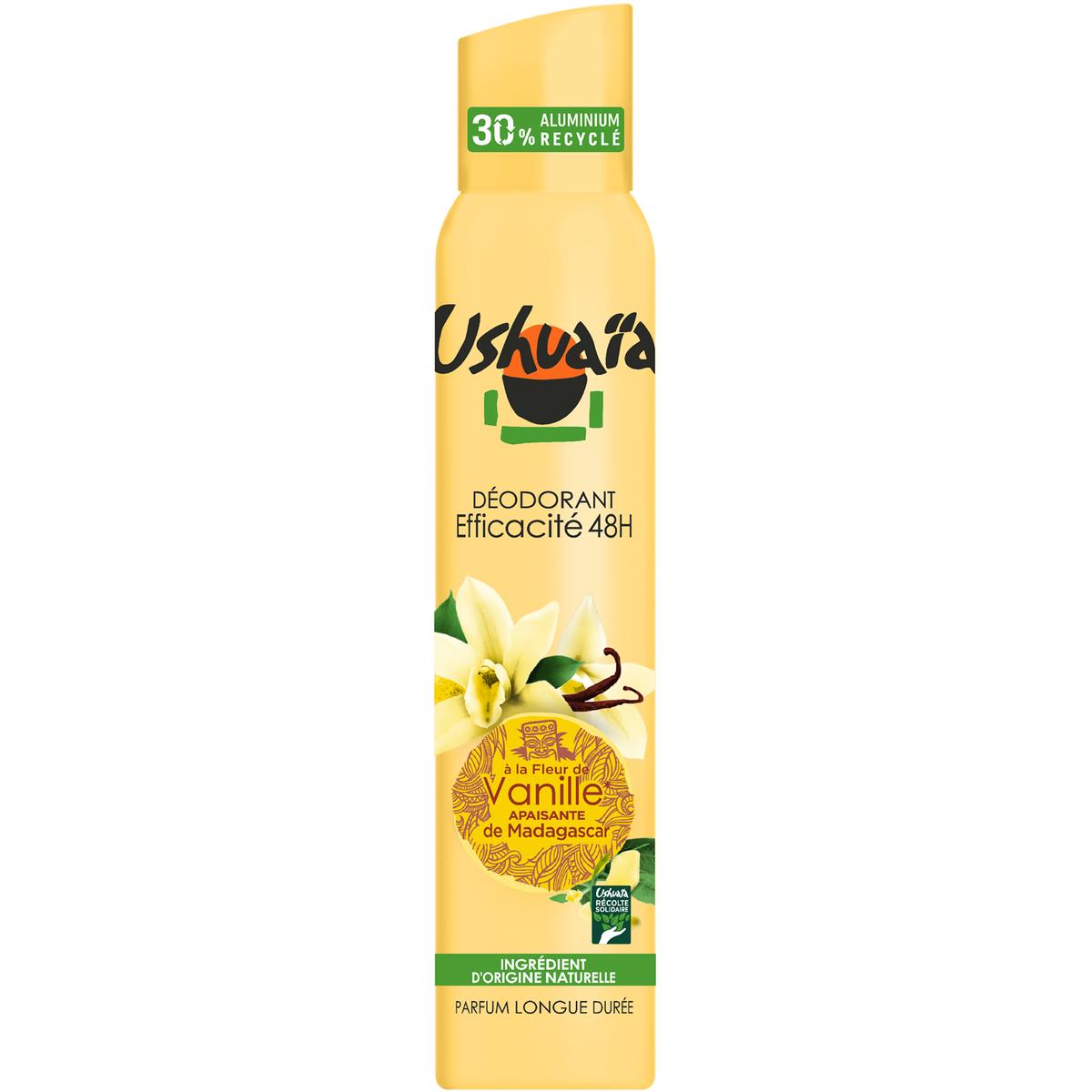 3600551154985 - Ushuaïa - Déodorant spray à la Vanille de Madagascar