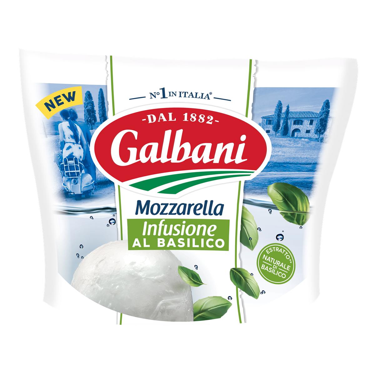 8000430135985 - Galbani - Mozzarella infusée au basilic