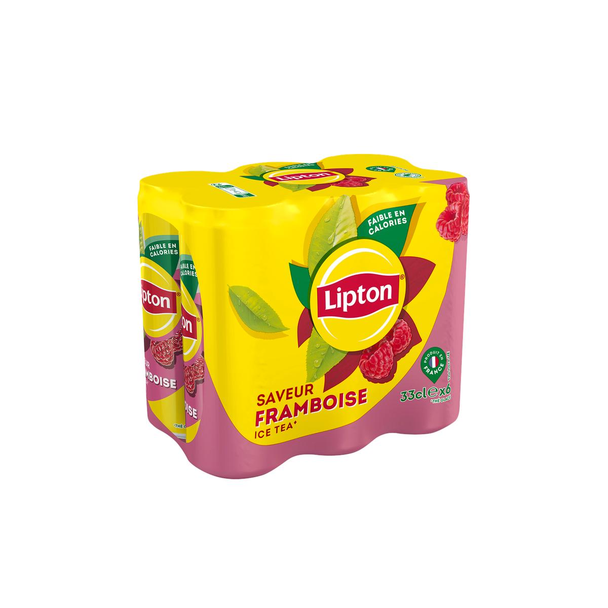 3168930176985 - Lipton - Boisson au thé glacé Saveur Framboise