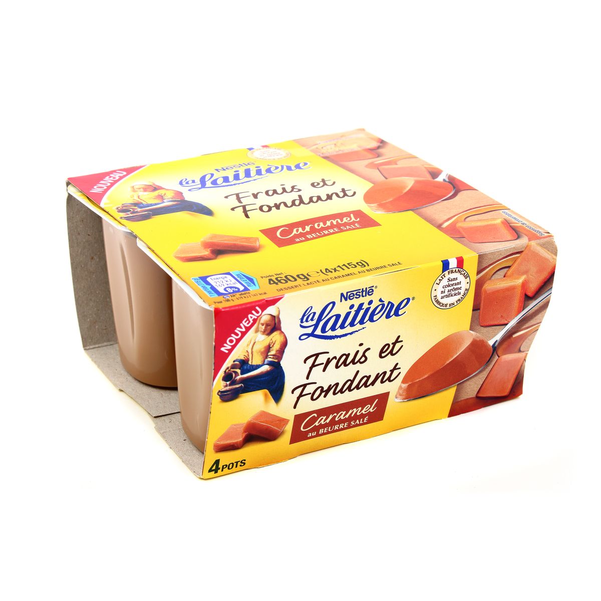 Livraison A Domicile La Laitiere Frais Et Fondant Caramel 4x115g