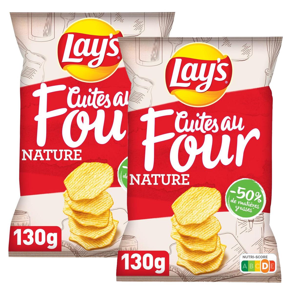 Acheter Promotion Lays Chips cuites au four nature, Lot de 2x130g