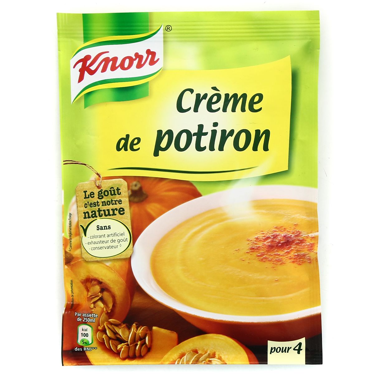 Livraison à domicile Knorr Soupe Crème de potiron déshydratée, 100g