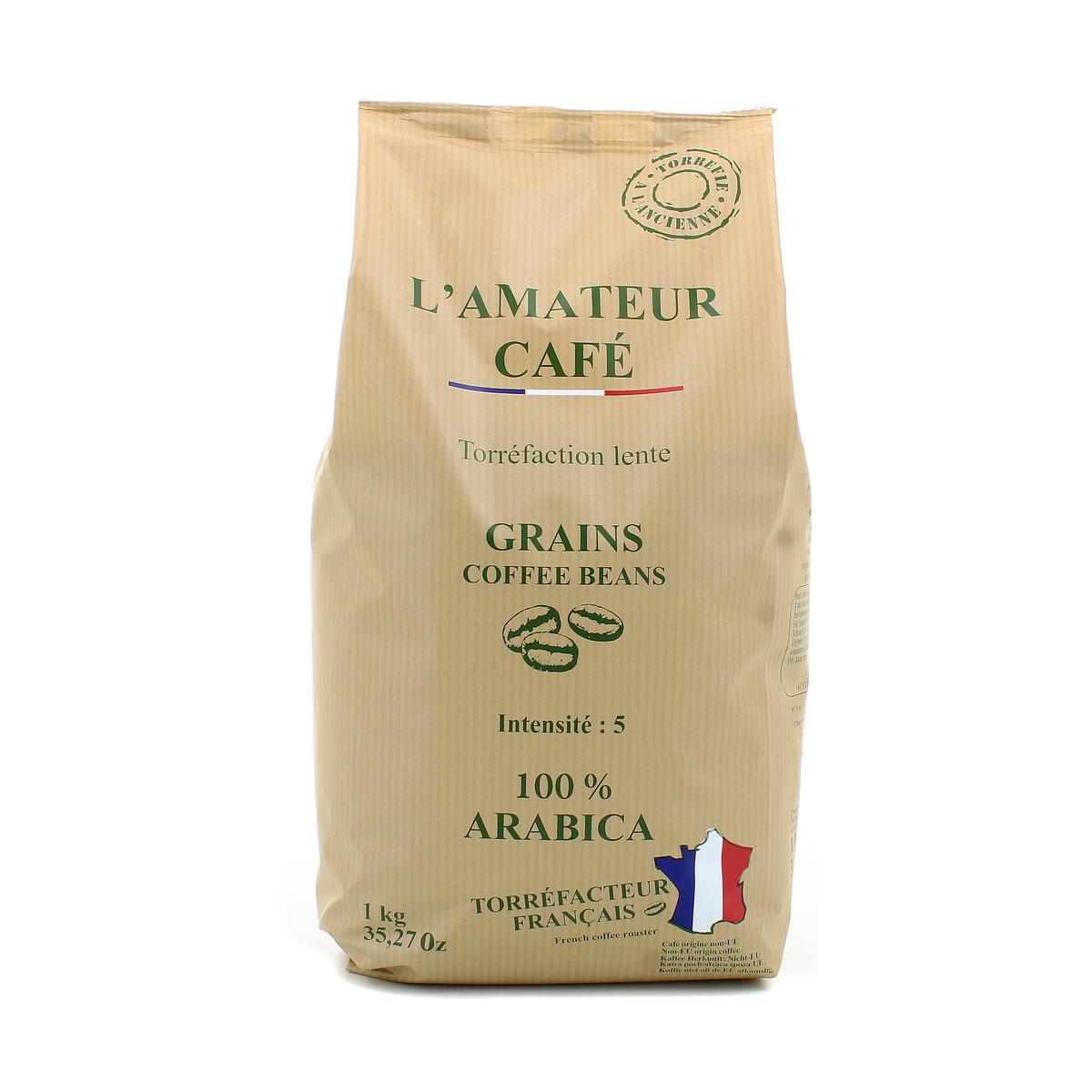 Livraison à domicile Le Temps des Cerises Café Amateur sachet Grain, 1kg