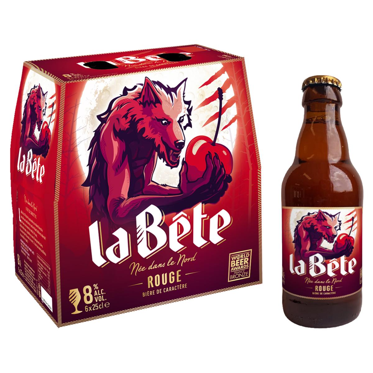 3080216060286 - La Bête - Bière aromatisée fruits rouges 8°