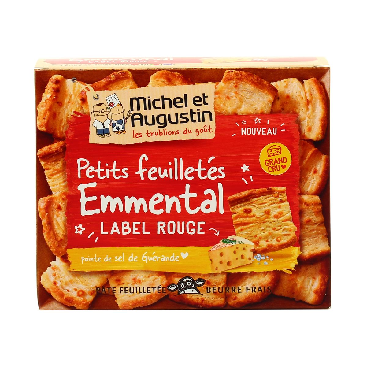 Acheter Michel Et Augustin Petits Feuilletes Emmental Label Rouge 90g