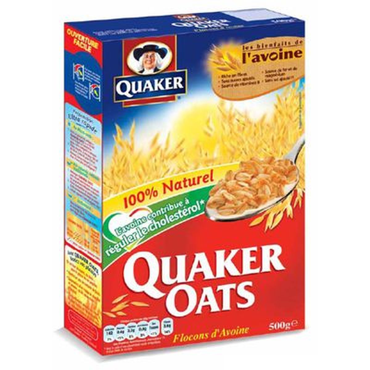 2050000360886 - Quaker - Oats, céréales d'avoine