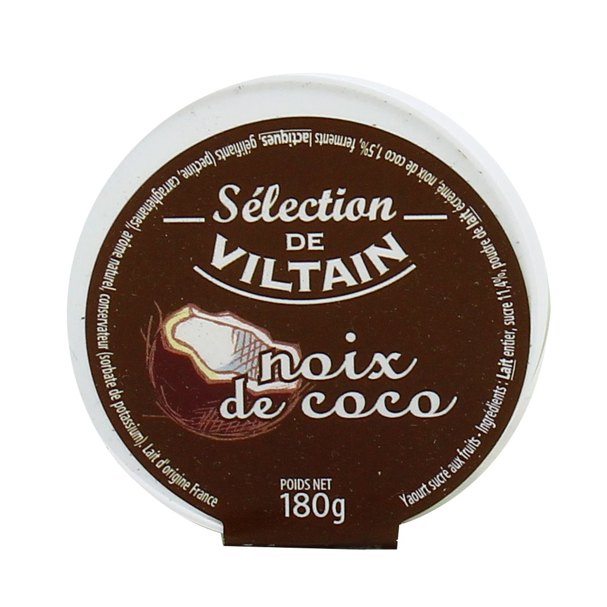 3760074380886 - Ferme de Viltain - Yaourt Lait Entier Saveur Noix de Coco