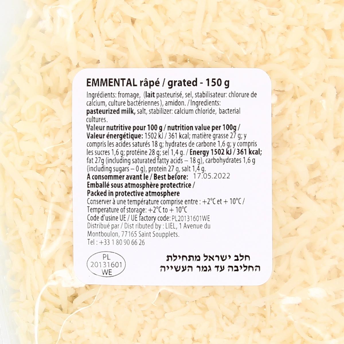3662444001486 - Liel - Fromage Râpé