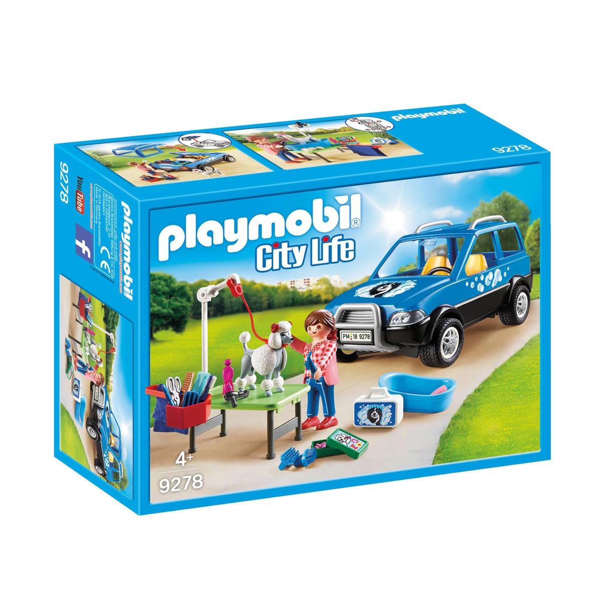 4008789092786 - PLAYMOBIL® City Life - Toiletteuse avec véhicule