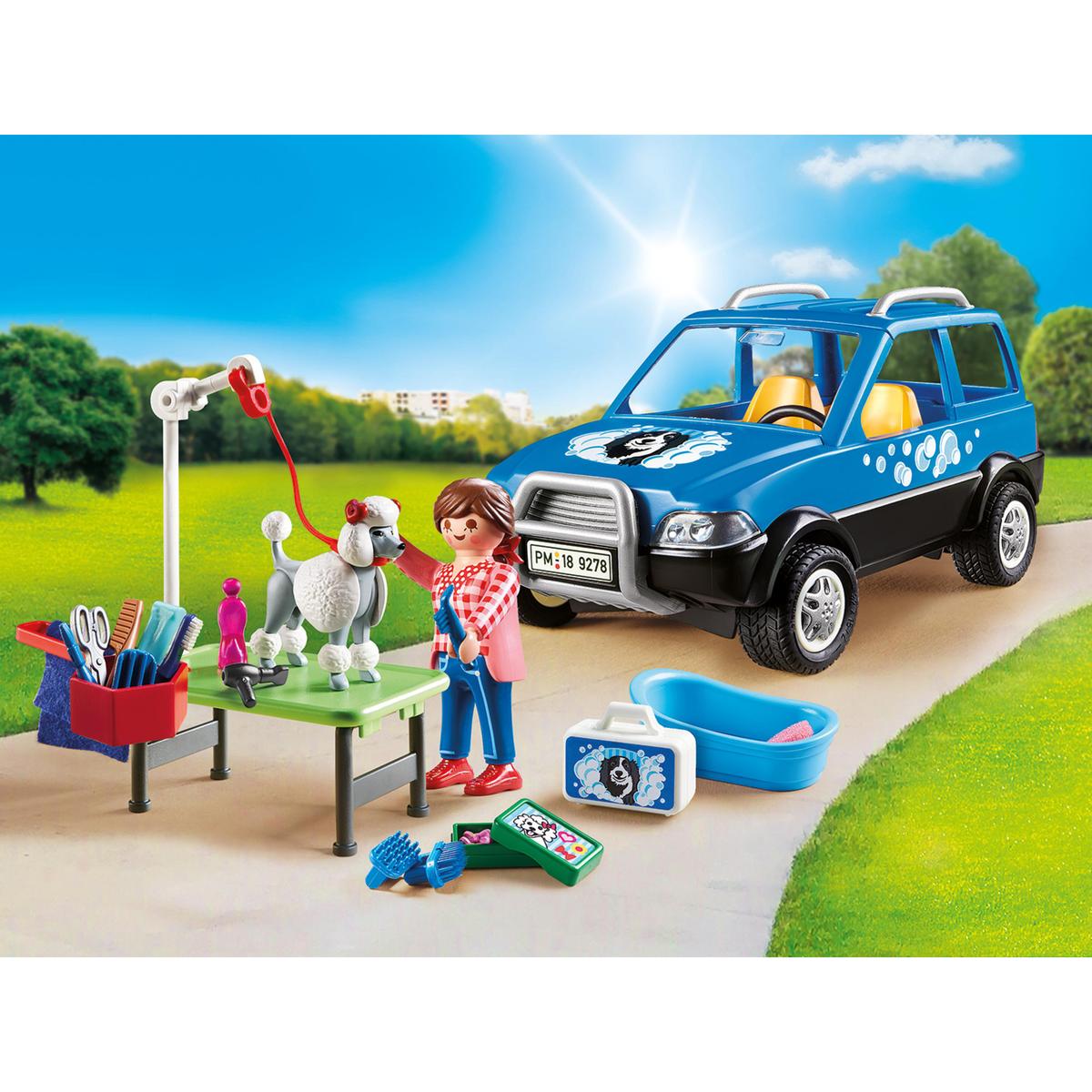 4008789092786 - PLAYMOBIL® City Life - Toiletteuse avec véhicule